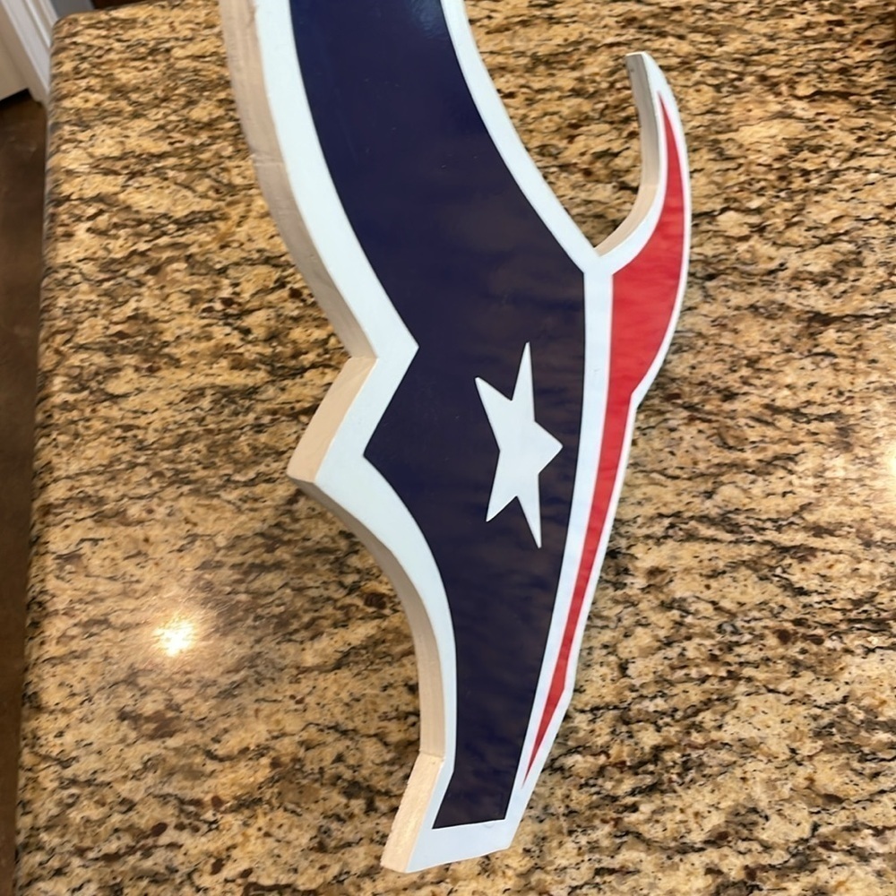 Houston Texans Logo Wooden Wall Decor - Picture 8 of 17